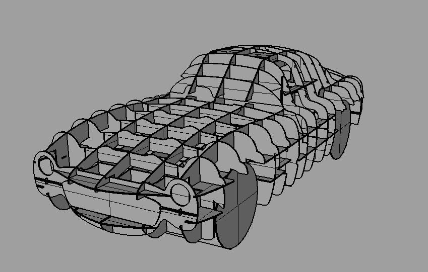 Mercedes Benz 300SL Gullwing for SLK Body Swap