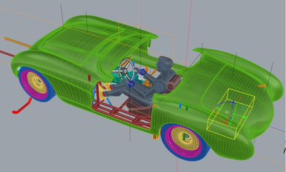 1957 Custom Corvette - Full Body Buck and Chassis Plans