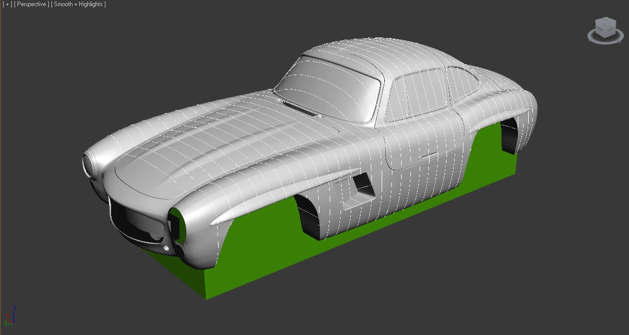 Mercedes Benz 300SL Gullwing for SLK Body Swap